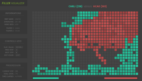 Another color palette available in the program.